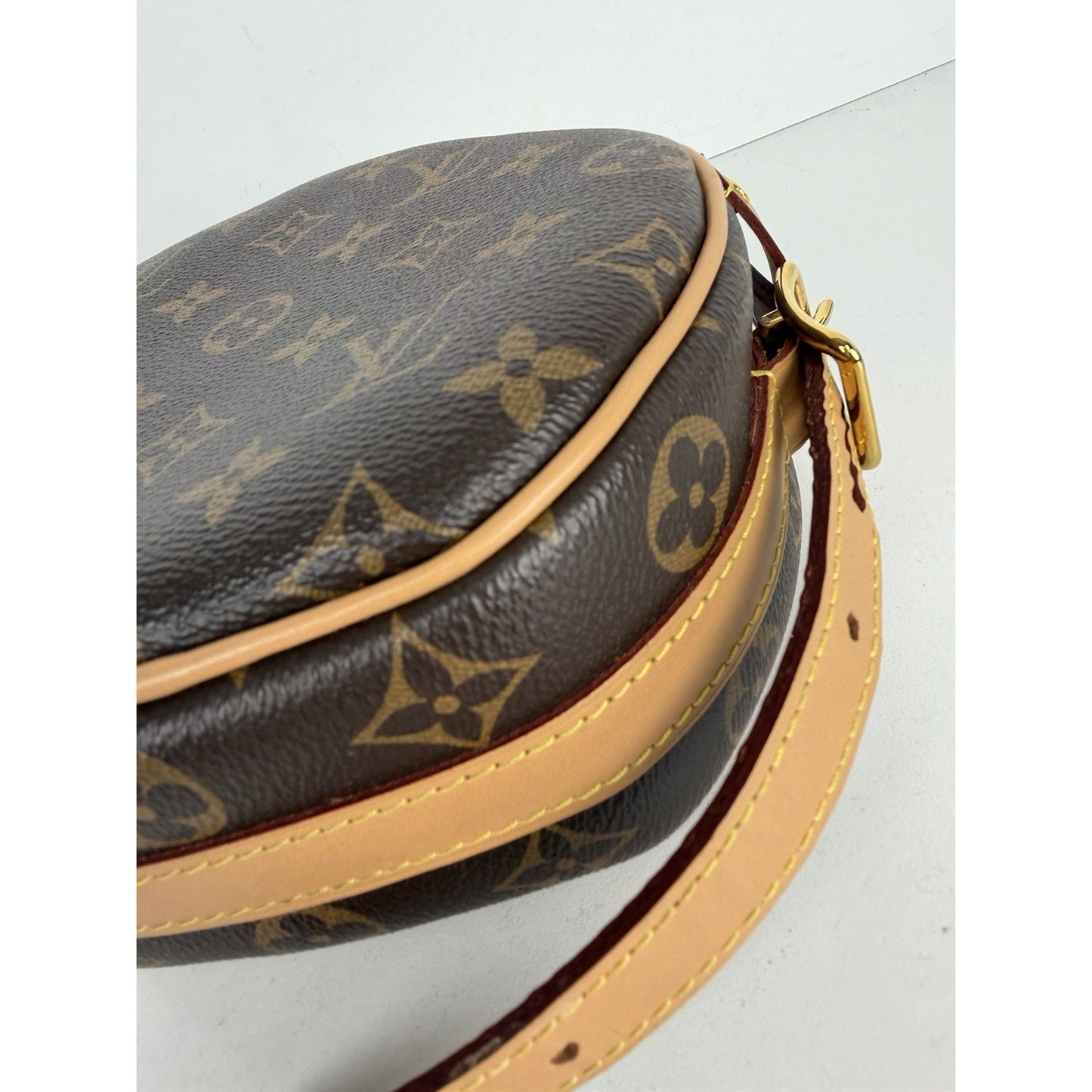 Louis Vuitton Boite Chapeau Souple PM Bag in Brown Monogram Coated Canvas NFC F1