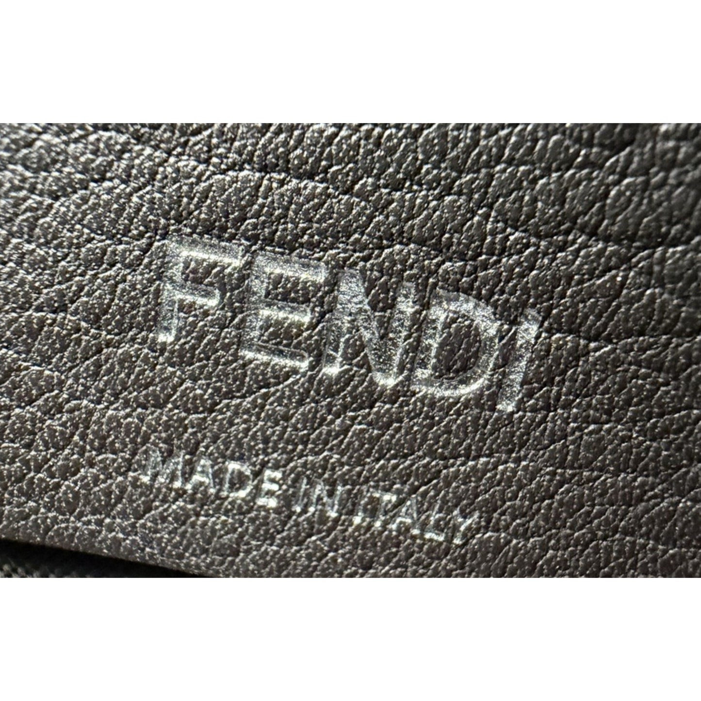 Fendi By The Way Shoulder Bag Small Gray & Brown Calfskin Leather S22