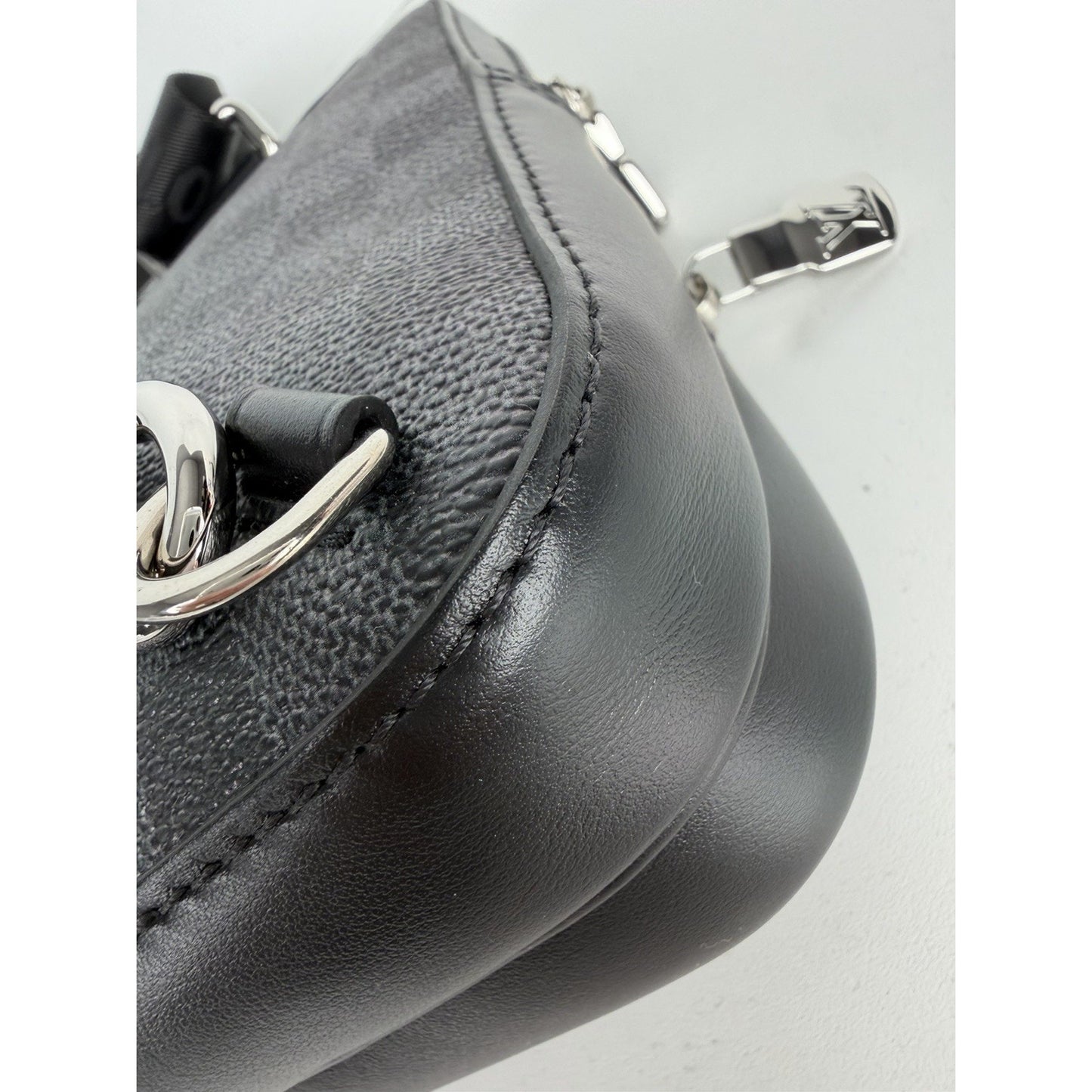 Louis Vuitton Amazone Sling Bag in Damier Graphite 3D Coated Canvas NFC C-9