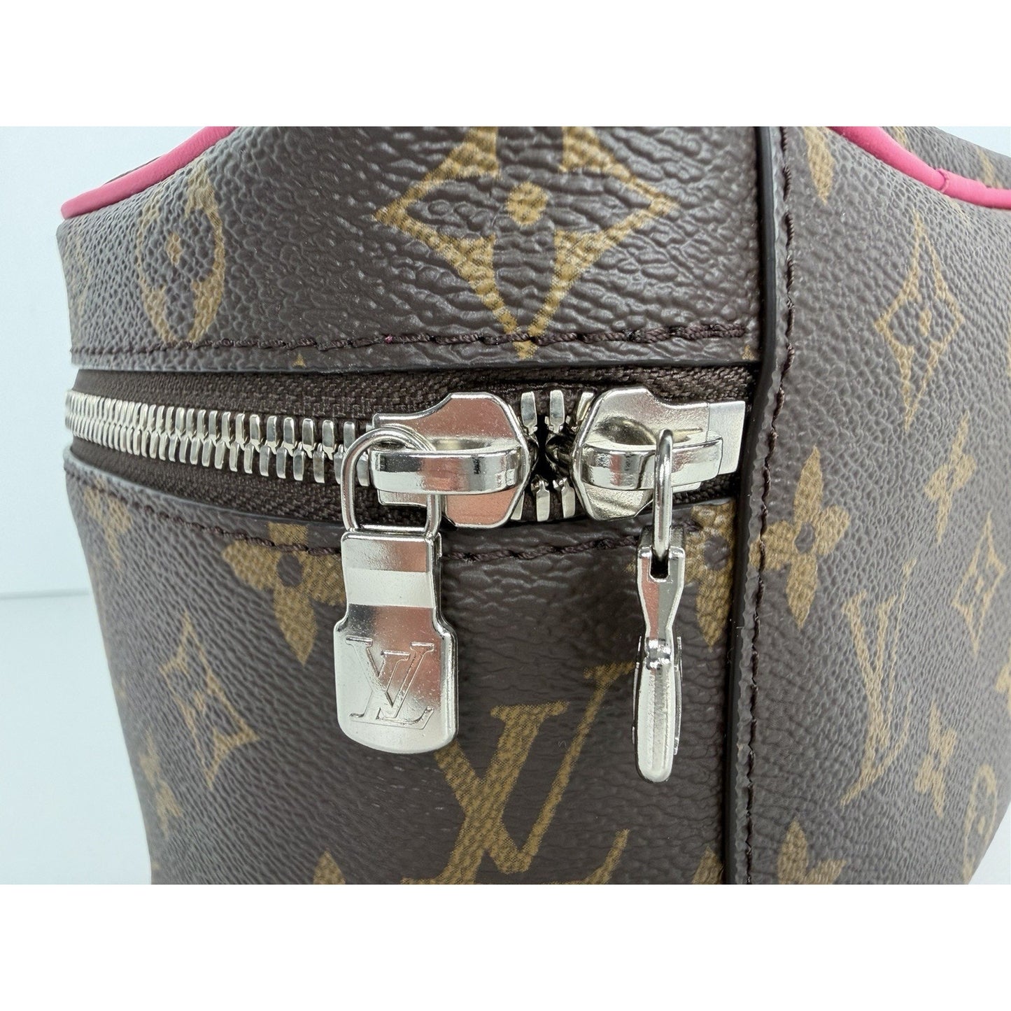Louis Vuitton Nice Mini Vanity Case in Brown LV Monogram Coated Canvas NFC S-06