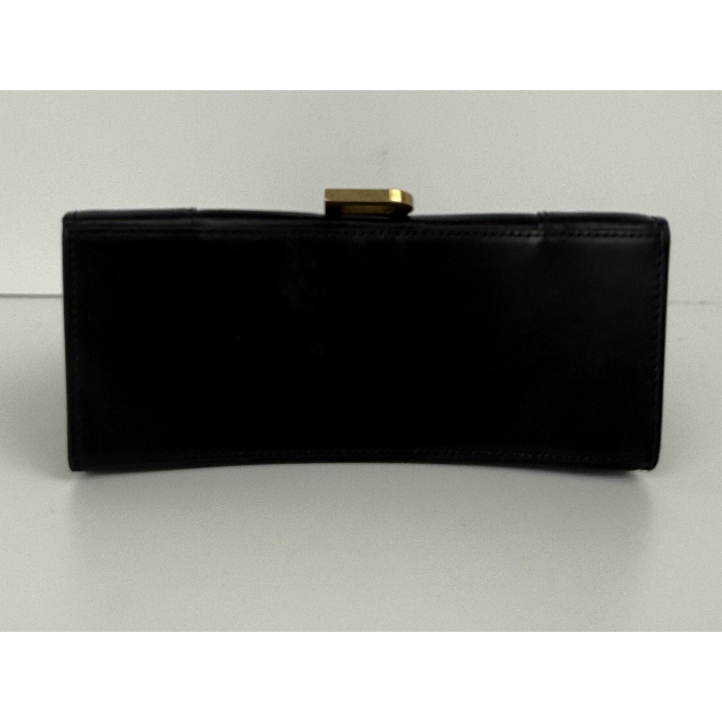 Balenciaga Hourglass Black Leather Top Handle Women's Bag