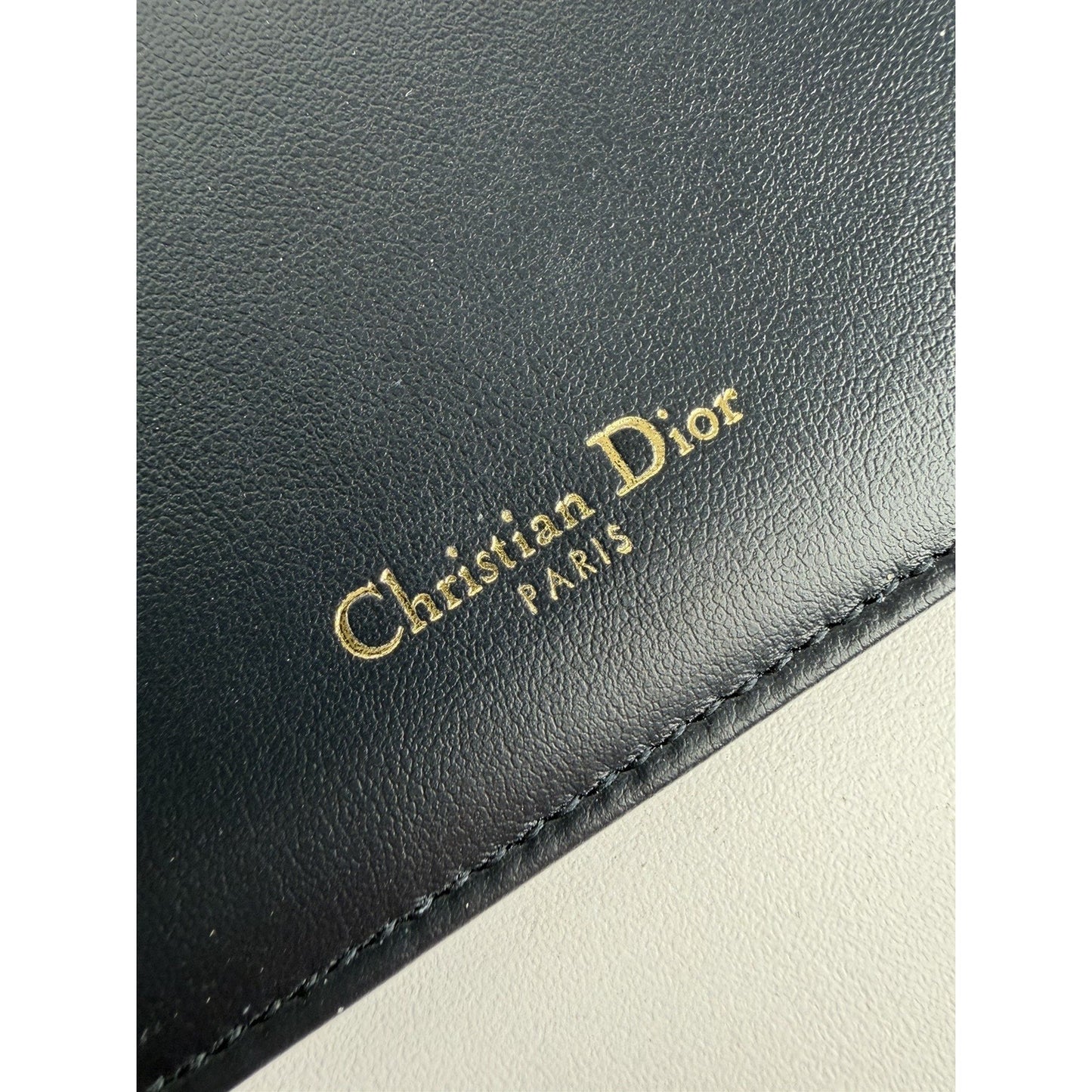 Christian Dior Oblique Jacquard Bobby East-West Chain Clutch Bag in Blue 2023 C6