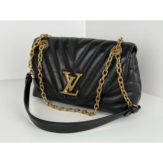 Louis Vuitton New Wave Chain Strap Quited Leather PM Women's Shoulder Bag