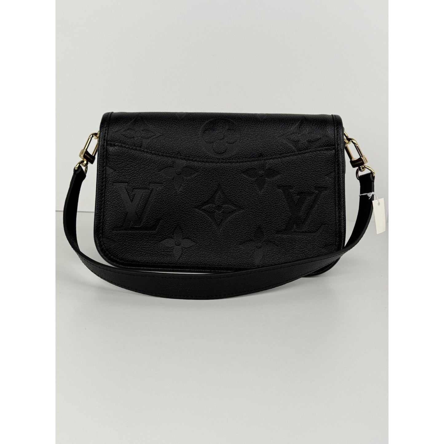 LOUIS VUITTON Empreinte Monogram Giant Diane Black Women’s Shoulder Bag