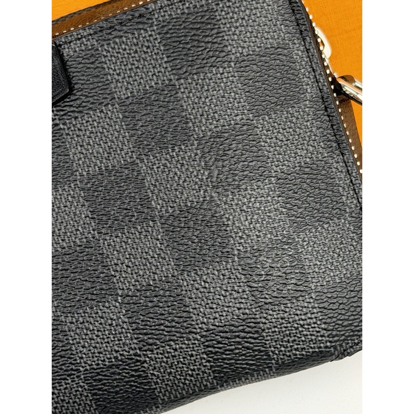 LOUIS VUITTON Damier Graphite Alpha Wearable Wallet Crossbody Bag NFC