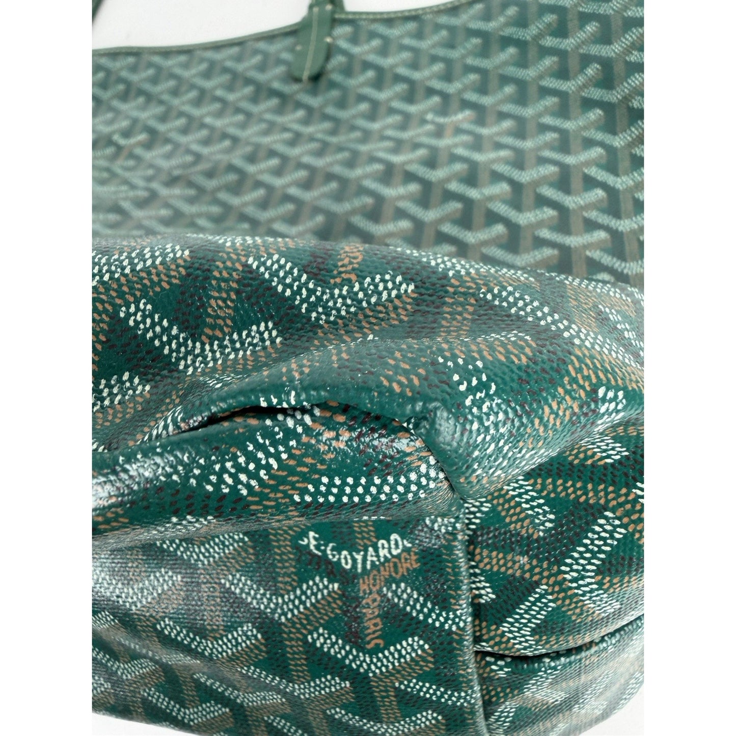 Goyard Saint Louis Tote Bag GM in Green Goyardine Coated Canvas B-4