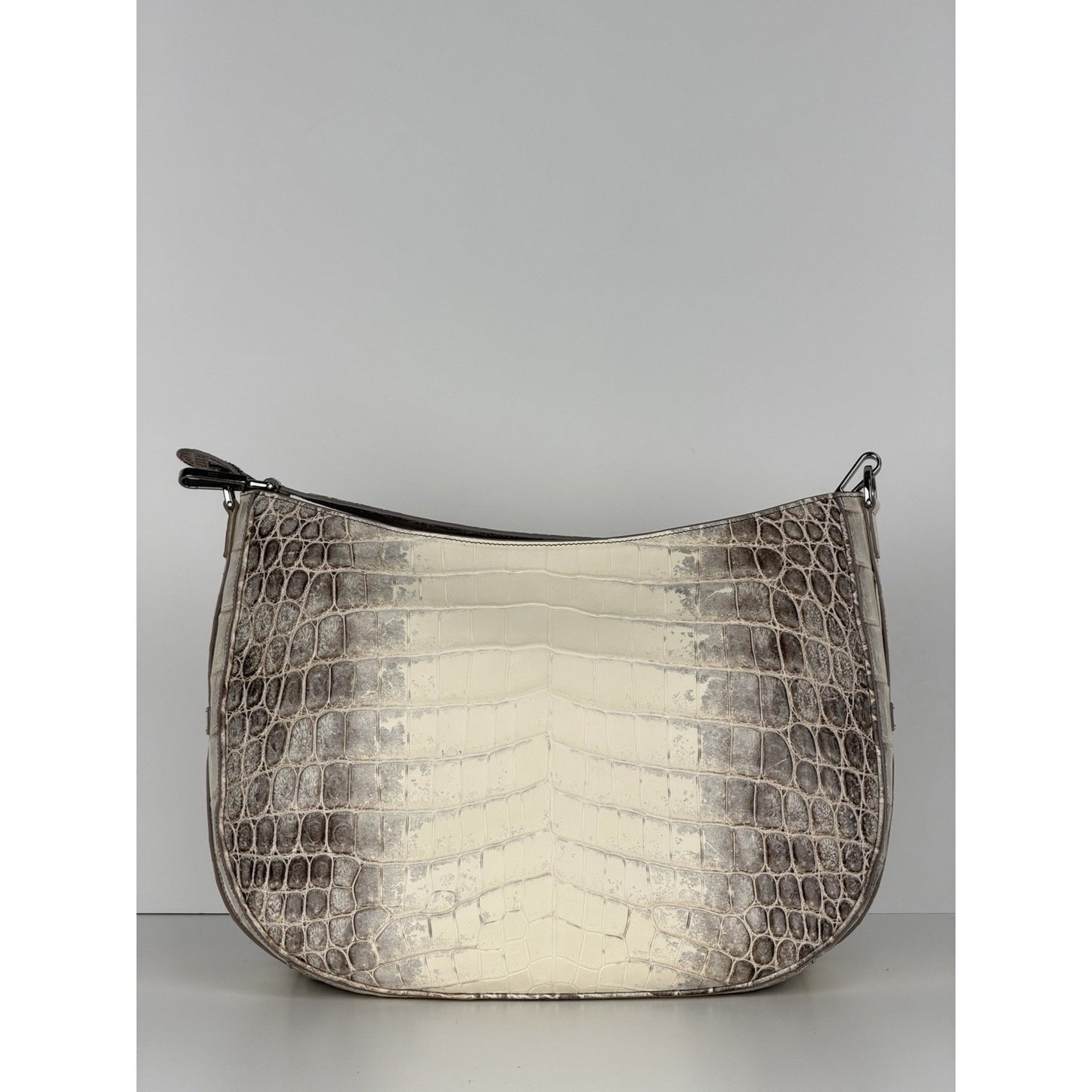 Chritian Dior Himalayan Crocodile XL Soft Saddle Men’s Bag Beige