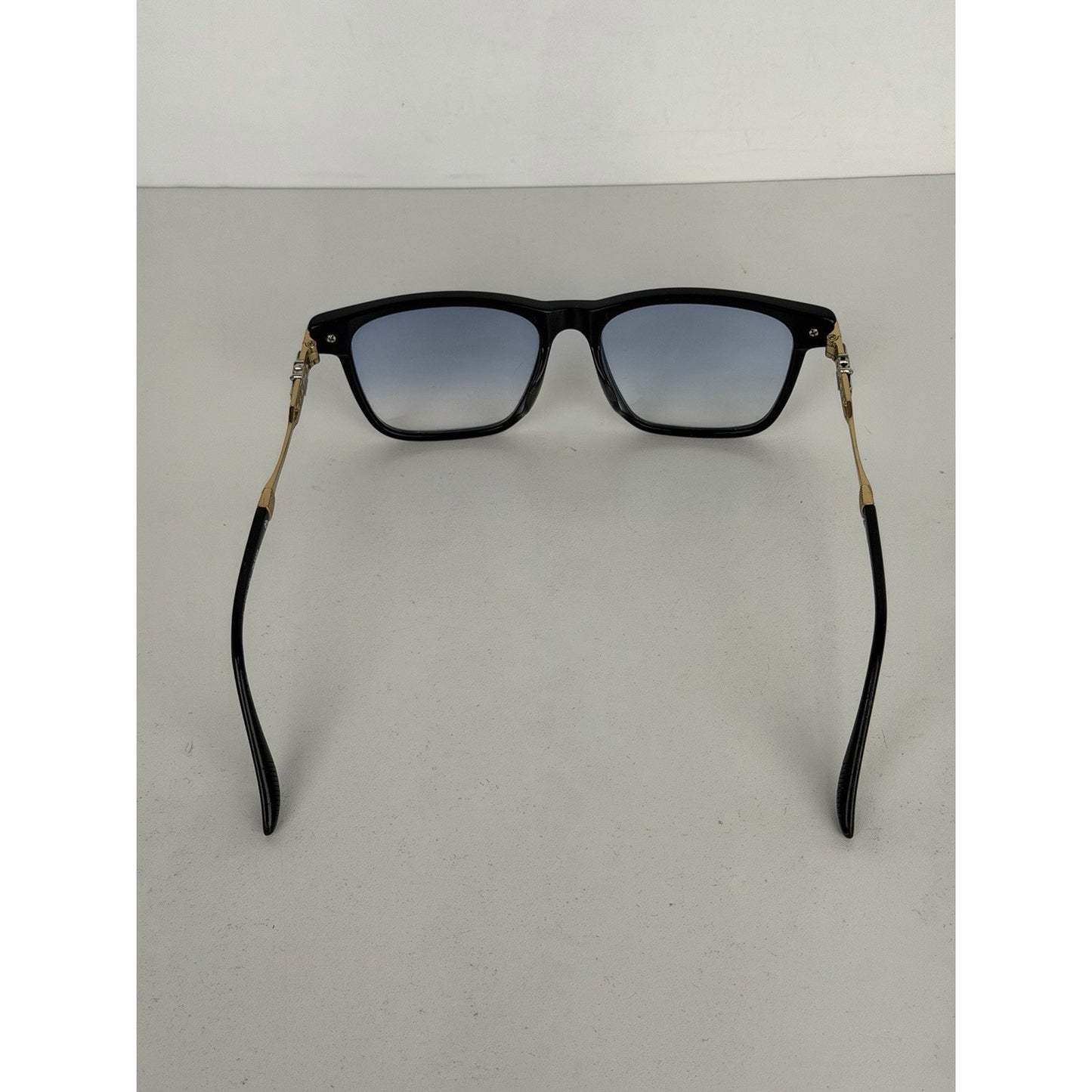 Chrome Hearts Eyeglasses Frame Titanium IP CH5605 Black&Gold K1