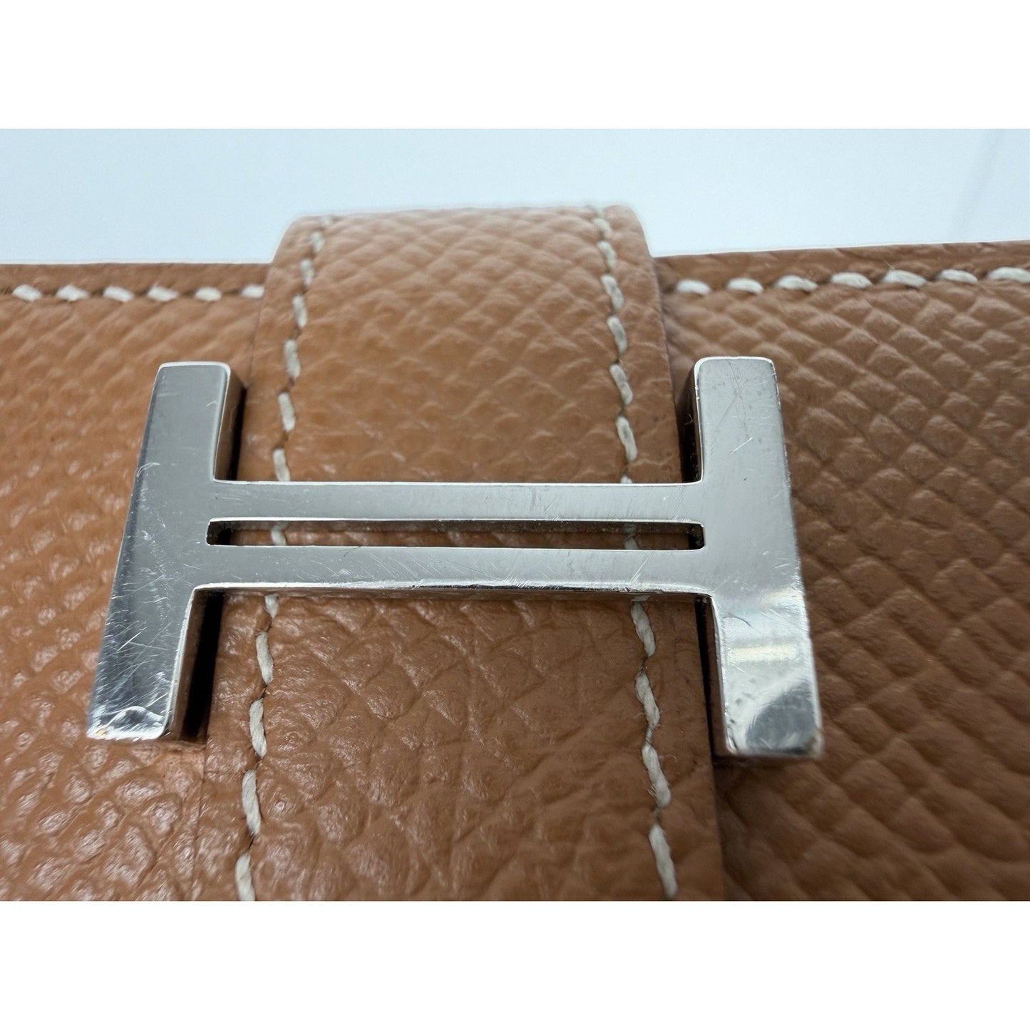 Hermes Bearn Long Bifold Wallet in Brown Epsom Leather 2022
