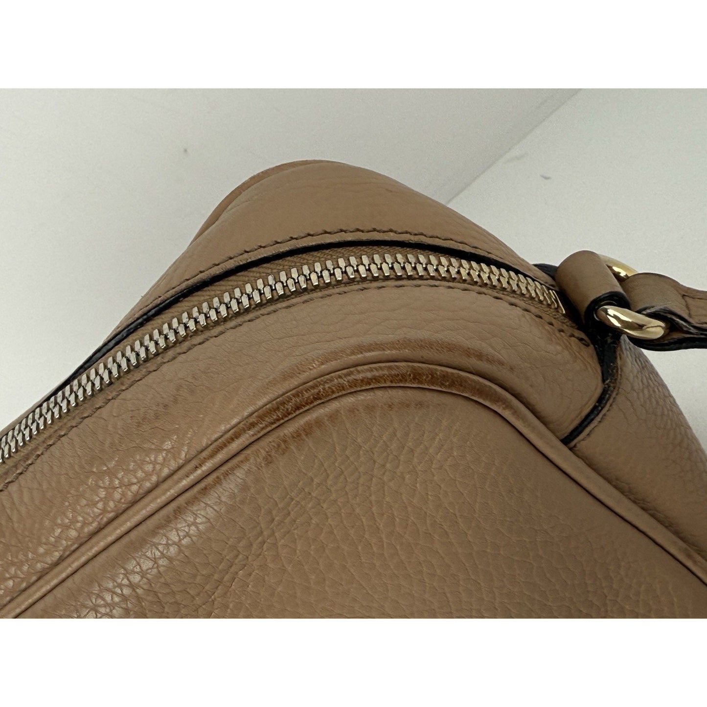 Gucci Soho Disco Shoulder Bag Beige