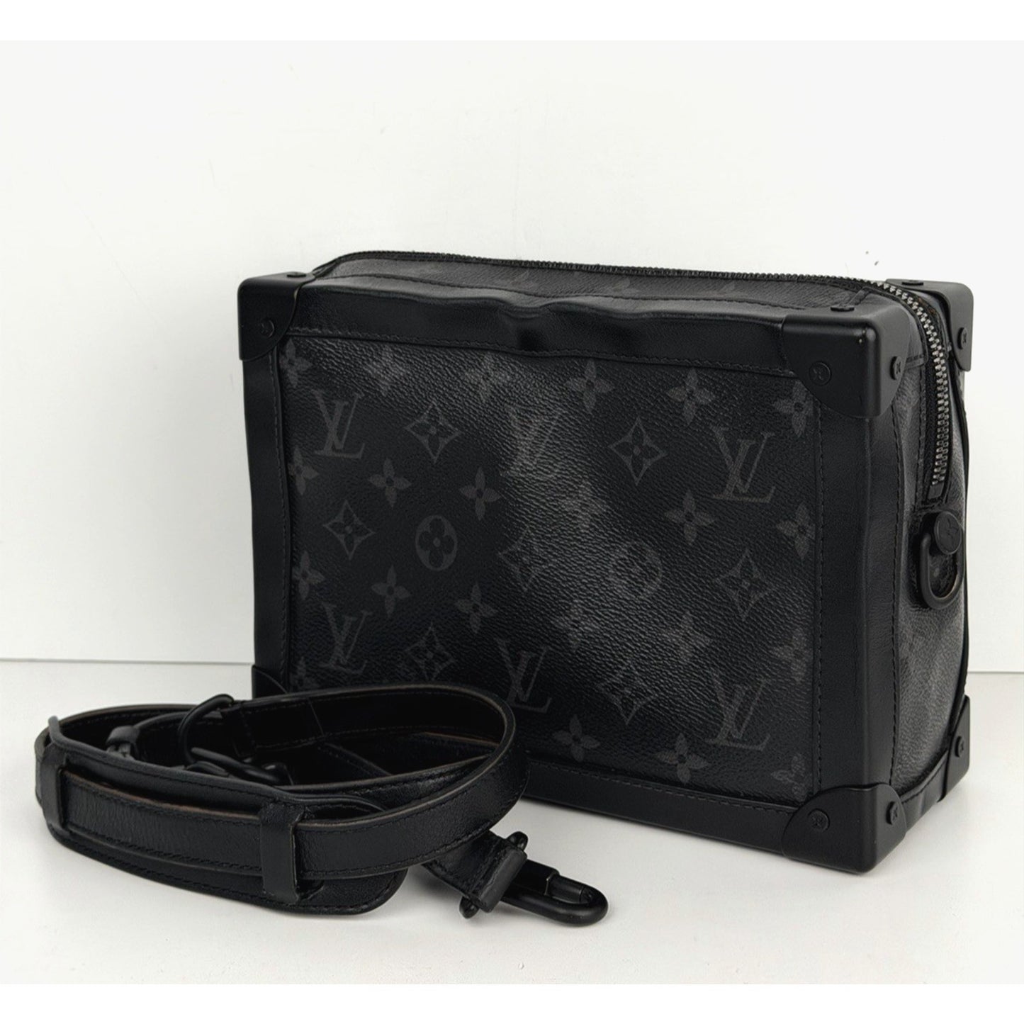 Louis Vuitton Monogram Eclipse Soft Trunk Shoulder Bag Canvas and Leather 2020