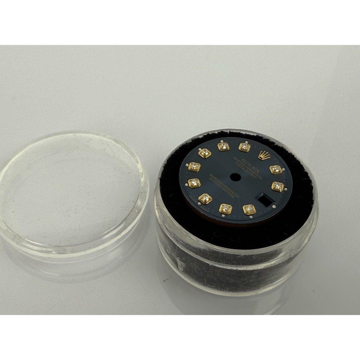 Rolex Mens Datejust Custom Blue MOP Diamond Dial For Models 16013 16233 116233