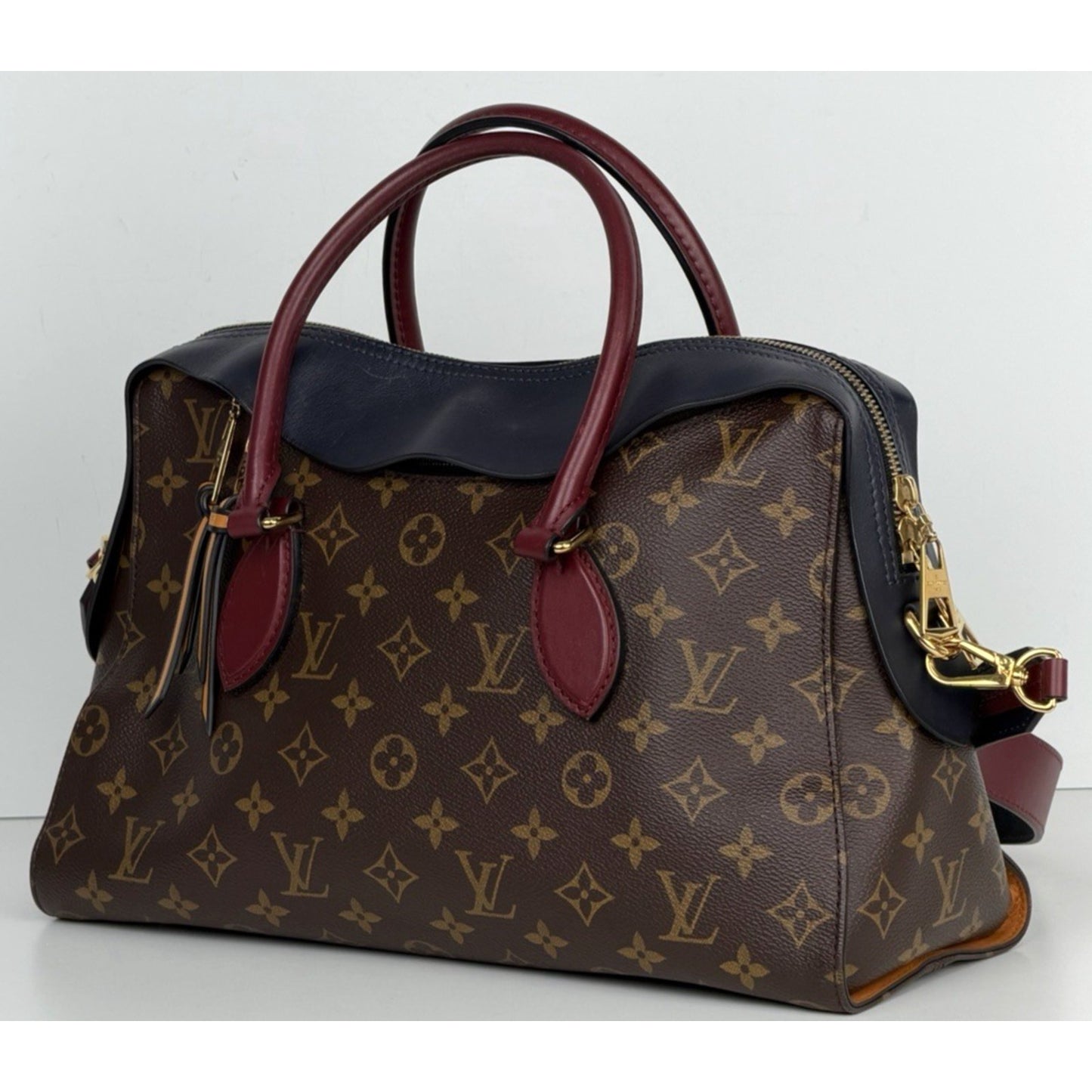 Louis Vuitton Tuileries Shoulder Bag Brown Classic Monogram Coated Canvas 2018 S