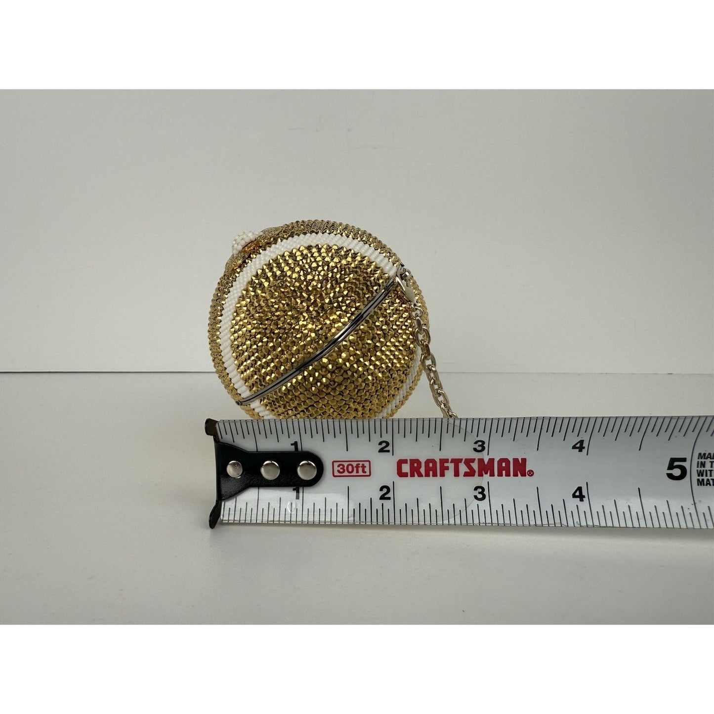 Judith Leiber Crystal Football Minaudiere Bag