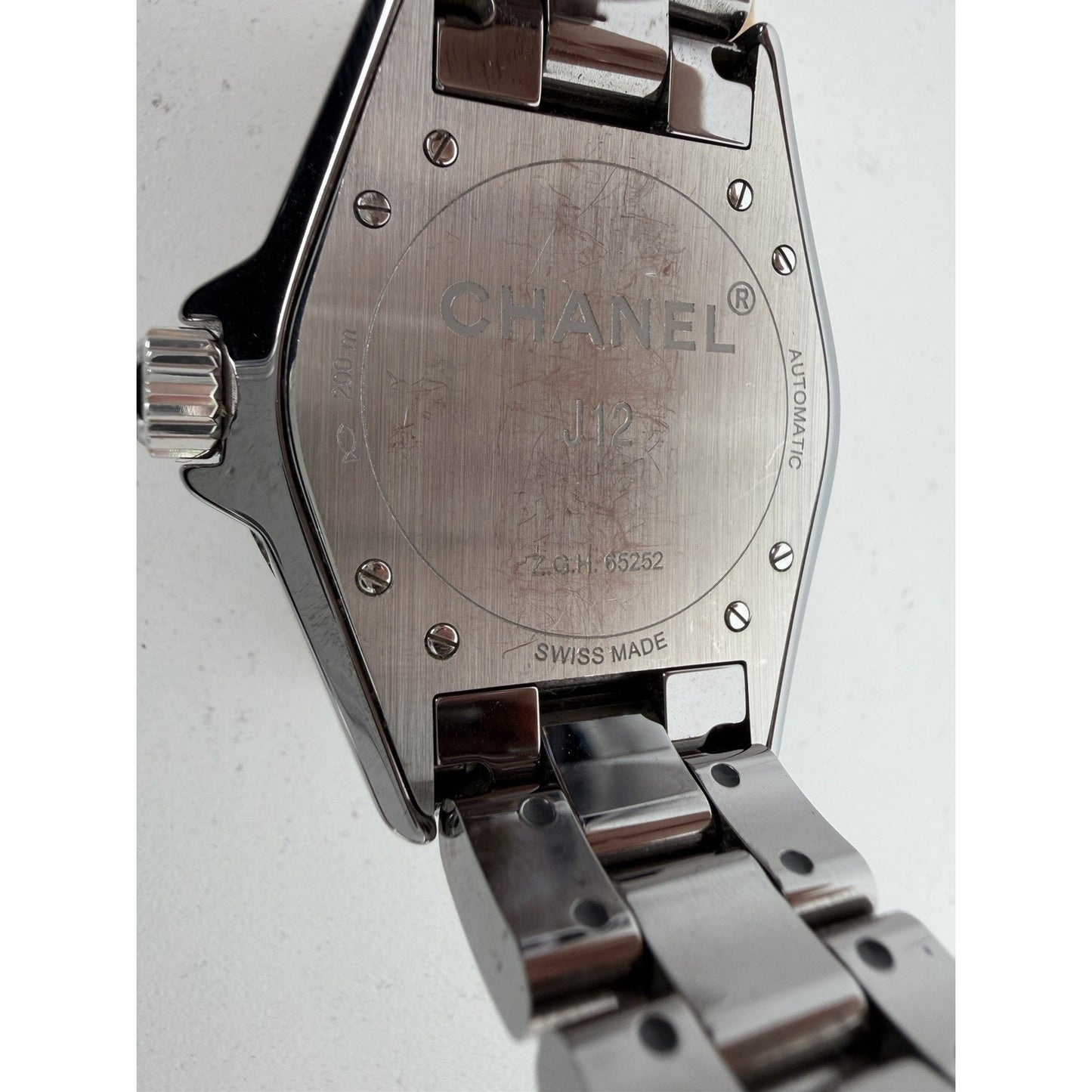 CHANEL J12 Chromatic Diamond Gray Dial Automatic Men's Watch