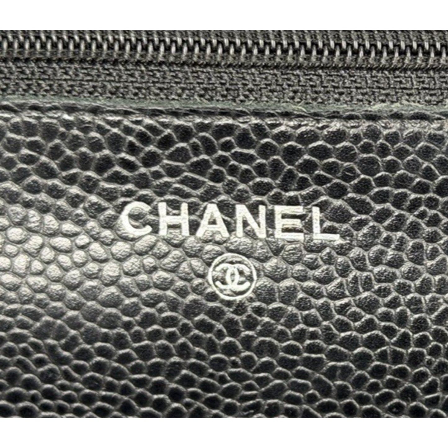LAYAWAY: Chanel Black Leather Caviar Wallet on Chain Crossbody Bag