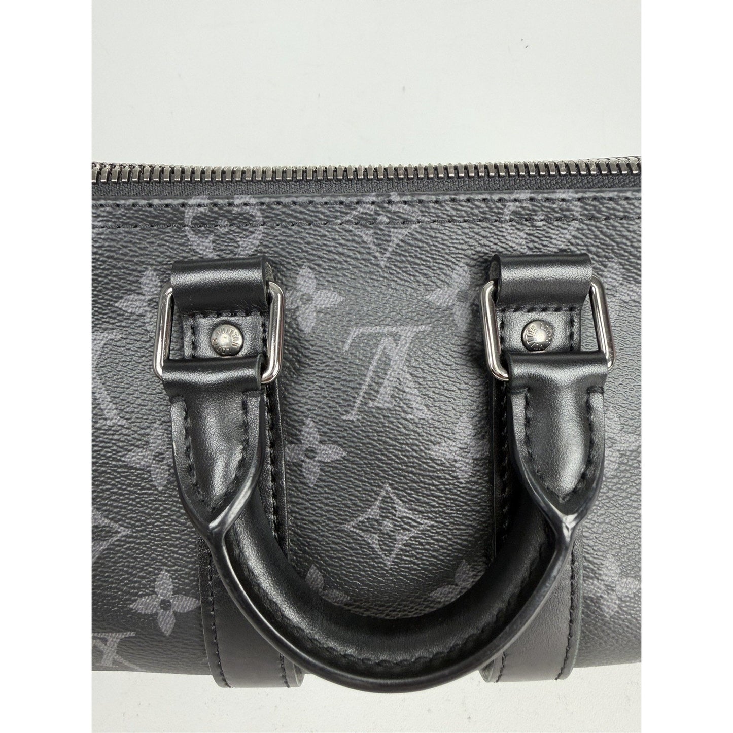 Louis Vuitton Keepall Bandouliere 25 Monogram Eclipse Reverse Coated Canvas F2