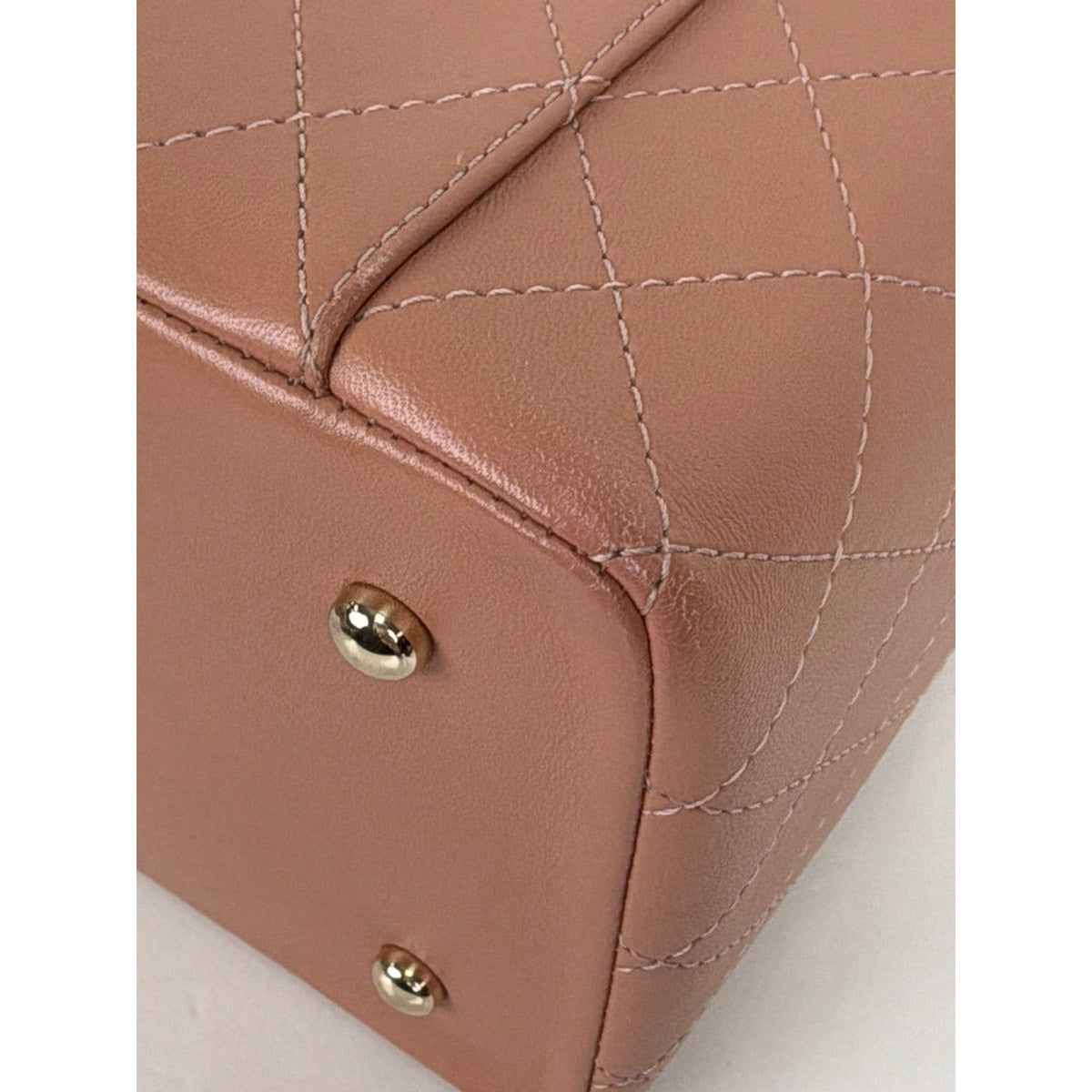 Chanel Knock On Wood Vanity Case Crossbody Bag in Coral Leather 2018-2019 C5