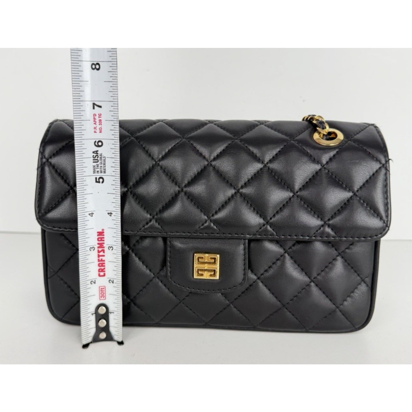 Givenchy 4G Matelasse Quilted Leather Shoulder Bag in Black with Gold HW S05