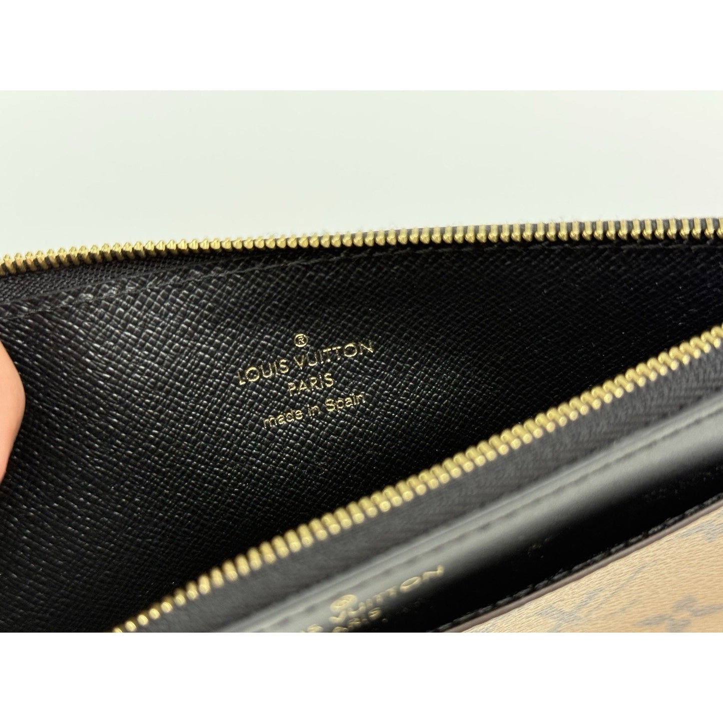 Louis Vuitton Monogram Reverse Slim Purse