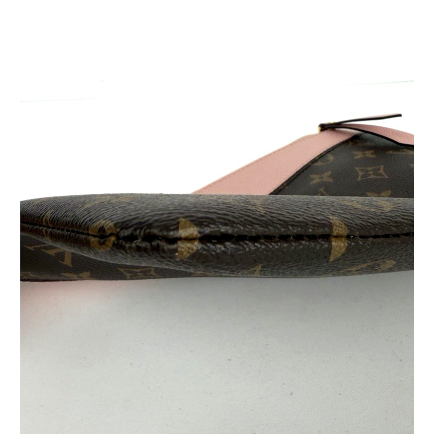 Louis Vuitton Daily Pouch Brown and Pink Coated Canvas Classic Monogram 2019 K1