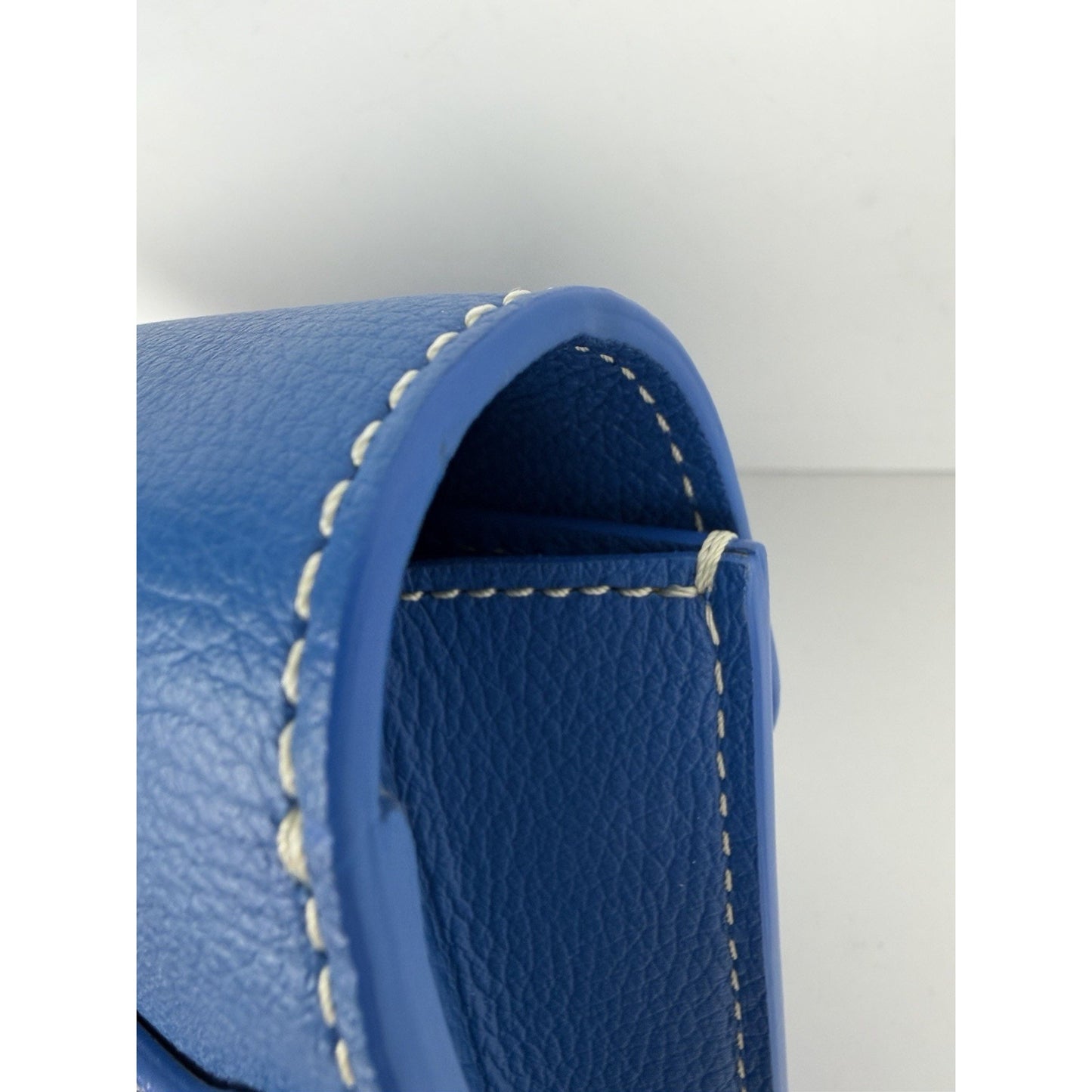 Goyard Chypre Wallet-Pouch Sky Blue Goyardine Canvas & Palladium G-Clasp D8