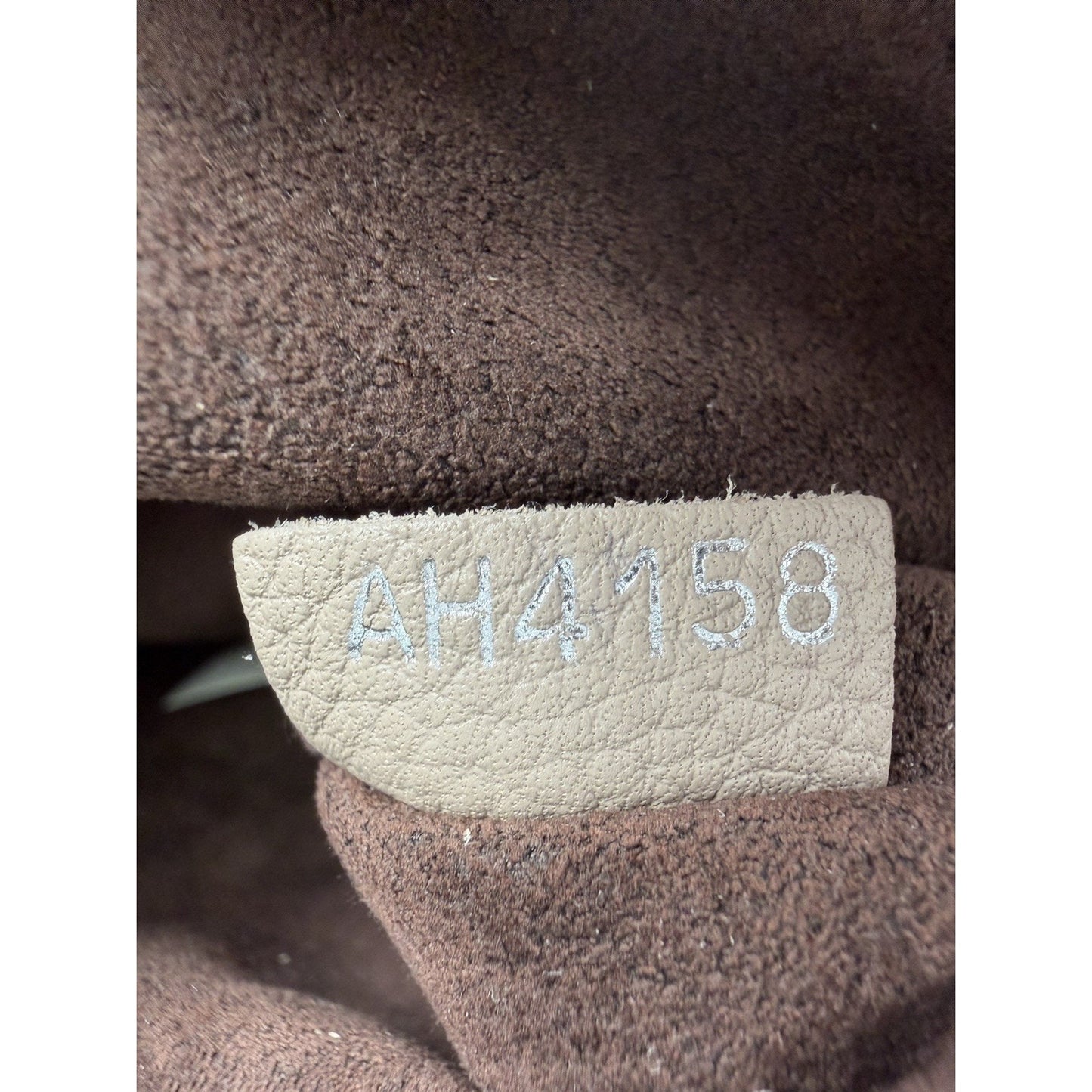 Louis Vuitton Haumea Top Handle Bag in Beige Galet Mahina Leather 2018 B-1