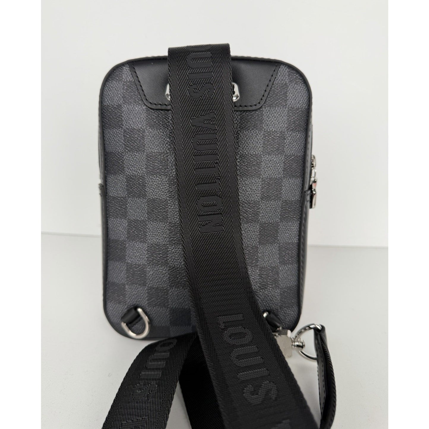 Louis Vuitton Amazone Sling Bag in Damier Graphite 3D Coated Canvas NFC C-9