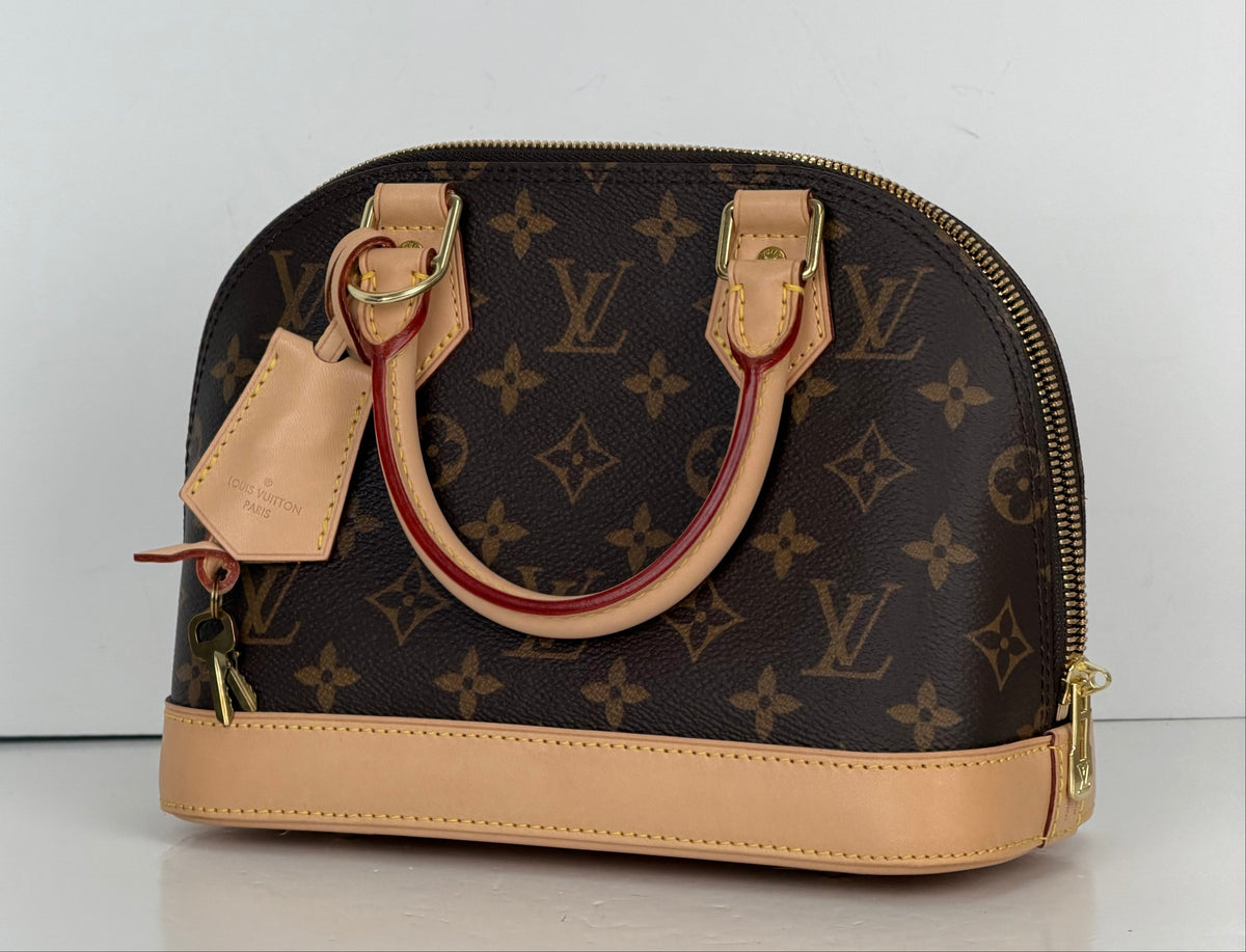 Louis Vuitton Monogram Alma BB Handbag in Brown LV Monogram Coated Canvas 2020 YF5