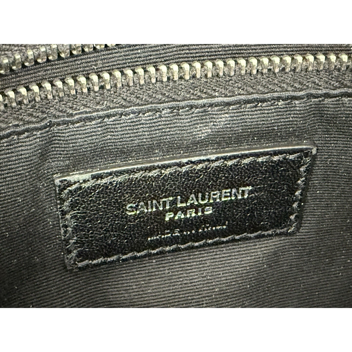 Saint Laurent Lou Puffer Medium Quilted Leather Grey Shoulder Bag