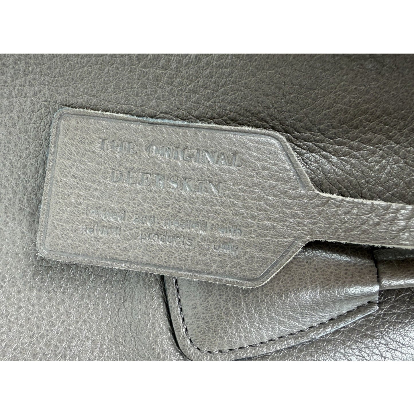 Prada Sacca 2 Manici Tote Bag in Gray Vitello Daino Leather S