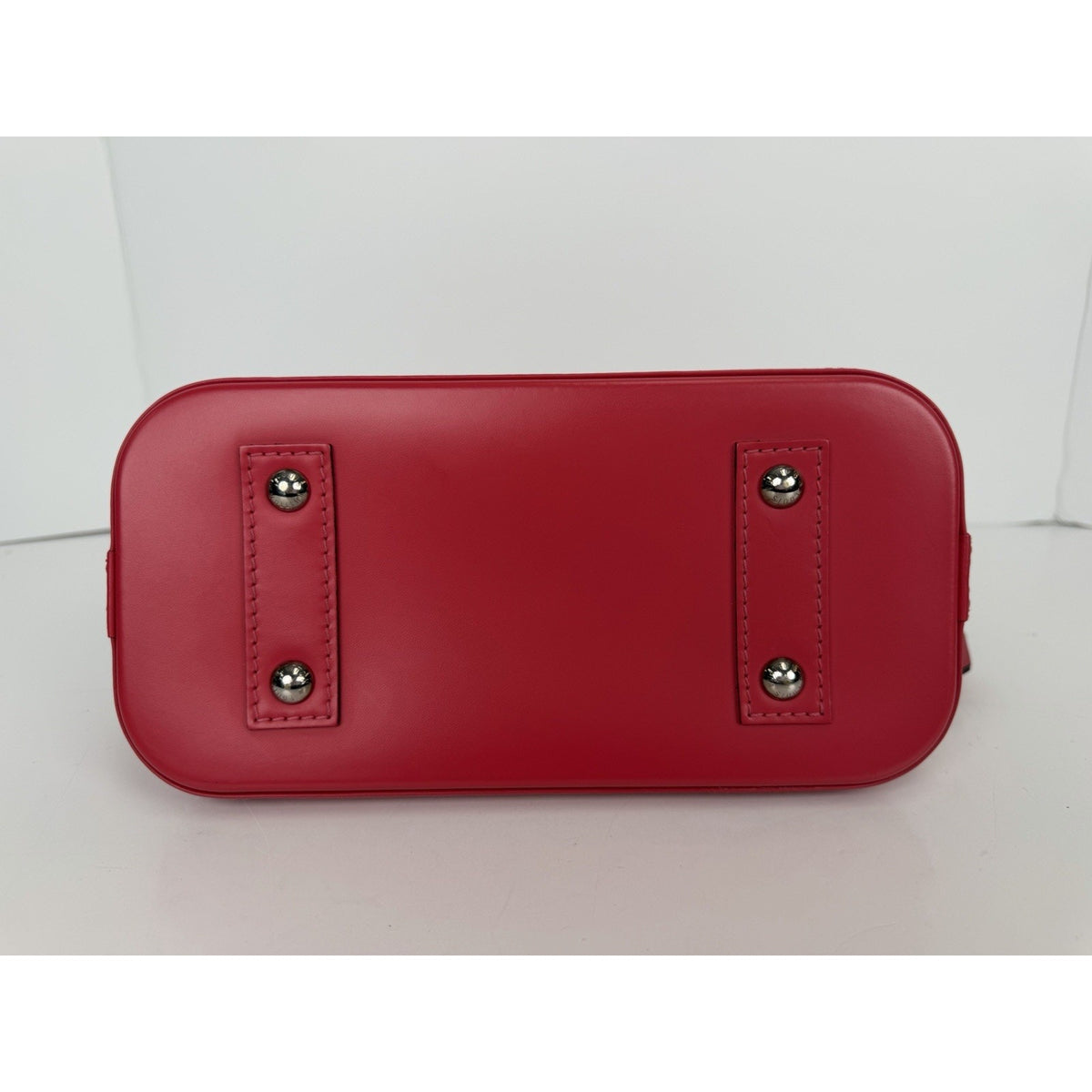 Louis Vuitton Alma BB Handbag in Red Epi Leather Silver-Tone Hardware 2015 F3