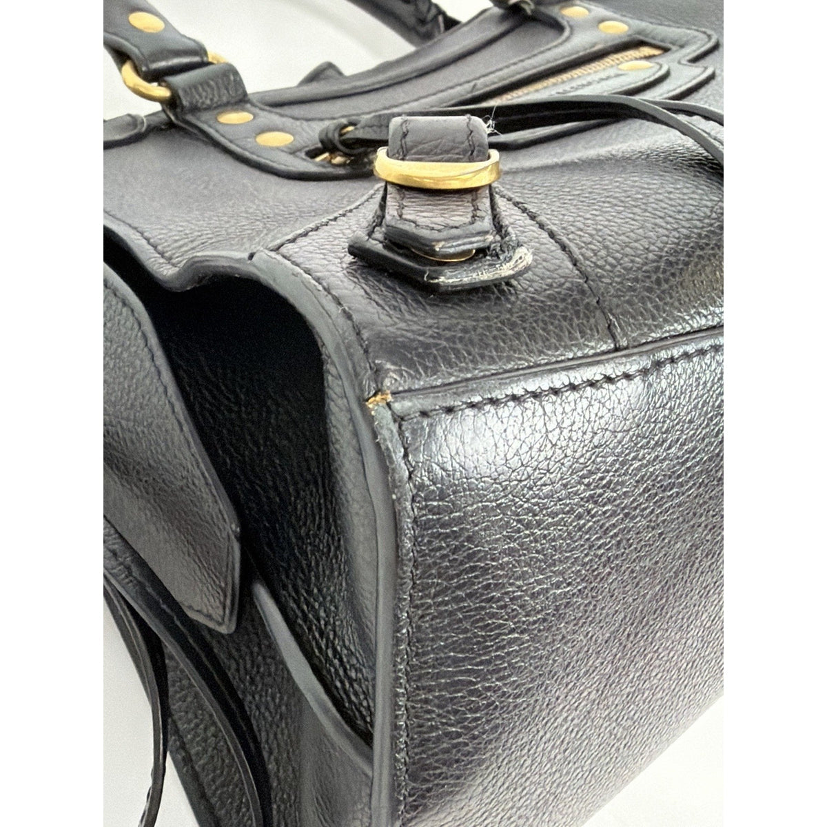 Balenciaga Neo Classic City Bag Small in Black Grained Calfskin Leather S-05