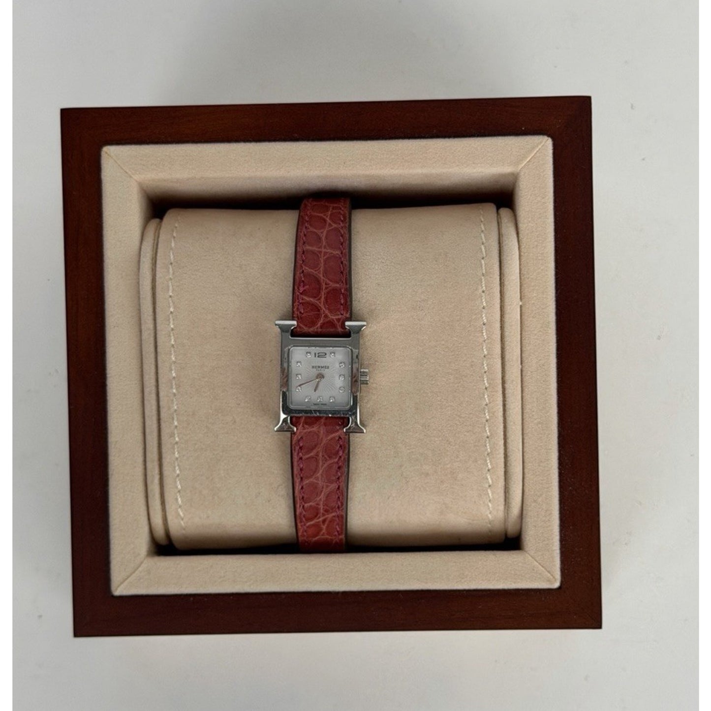 Hermes Ladies Heure H Watch HH1. 110 Stainless Steel