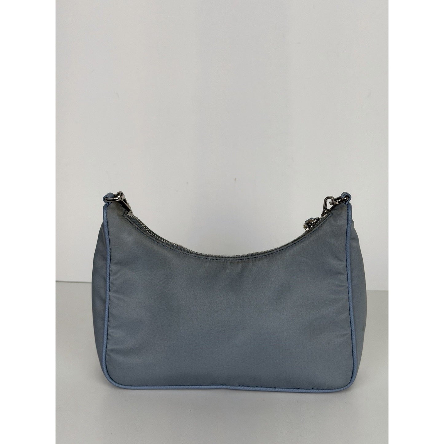 Prada Blue Tessuto Nylon Re-Edition 2005 Crossbody Bag S03