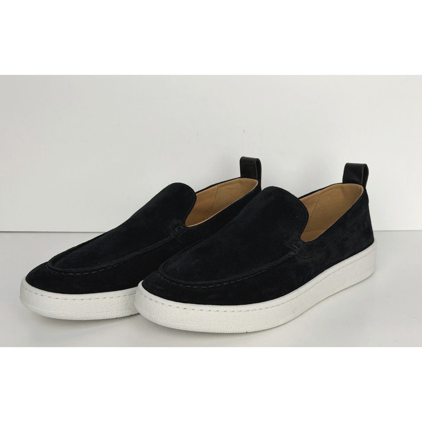 Lanvin Cruiser Suede Moccasin Loafers in Black 46EU (12 US Men)