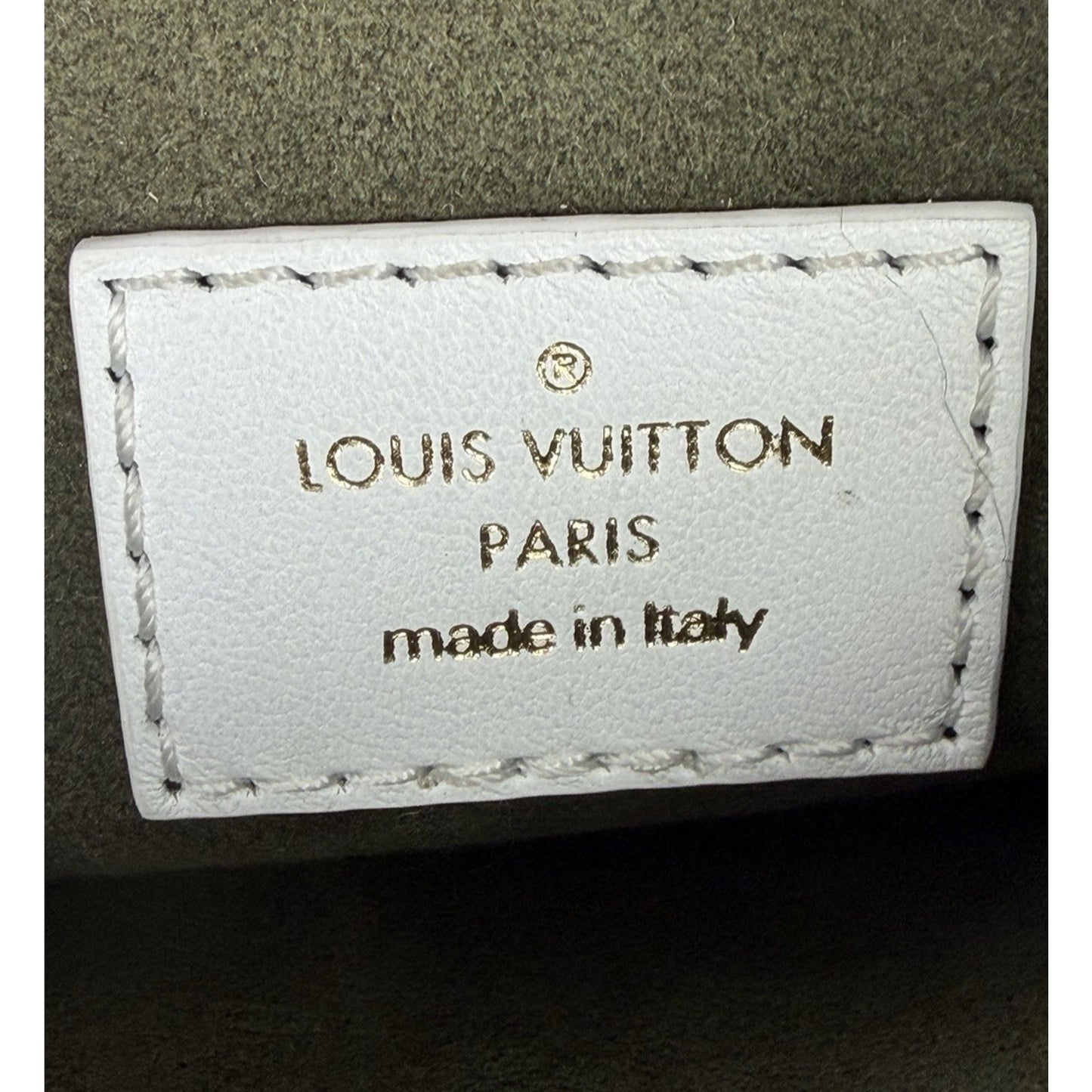 Louis Vuitton Coussin BB Shoulder Bag in White Embossed LV Monogram NFC E-1