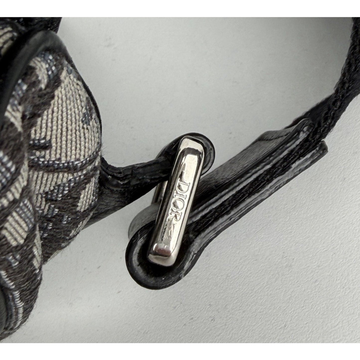 Dior Men Saddle Bag in Navy Monogram Oblique Jacquard Canvas 2019 B4