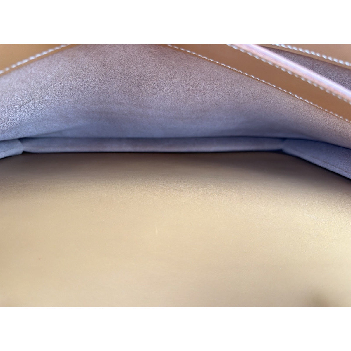 Hermes Sac a Depeches 41 Briefcase Bag in Gold Leather C-4