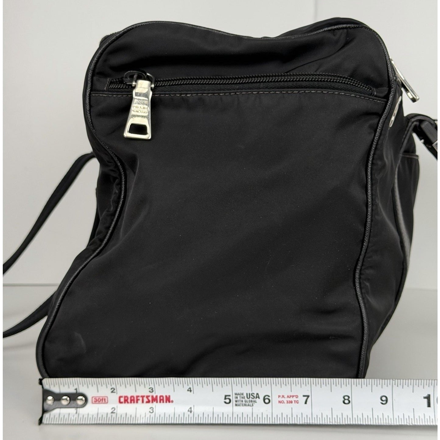 Prada Re-Nylon and Saffiano Leather Pet Carrier S05