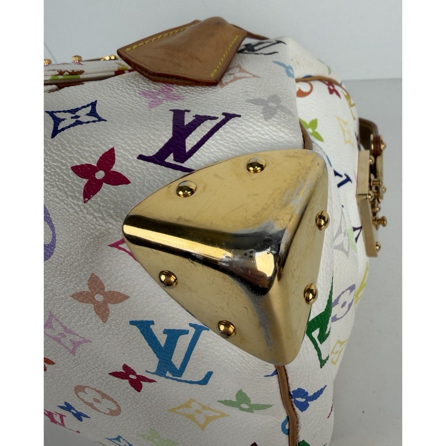 Louis Vuitton x Takashi Murakami Speedy Bag 30 in Monogram Multicolore 2004 S-08