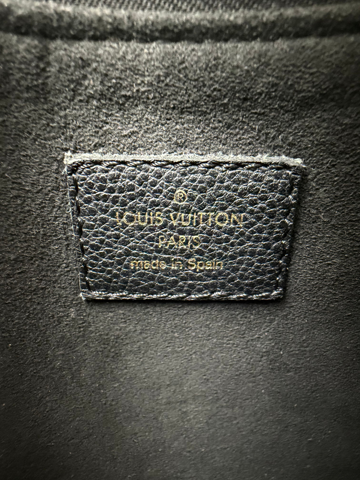 Louis Vuitton Surene BB Bag in Black LV Monogram Empreinte Leather NFC YD7