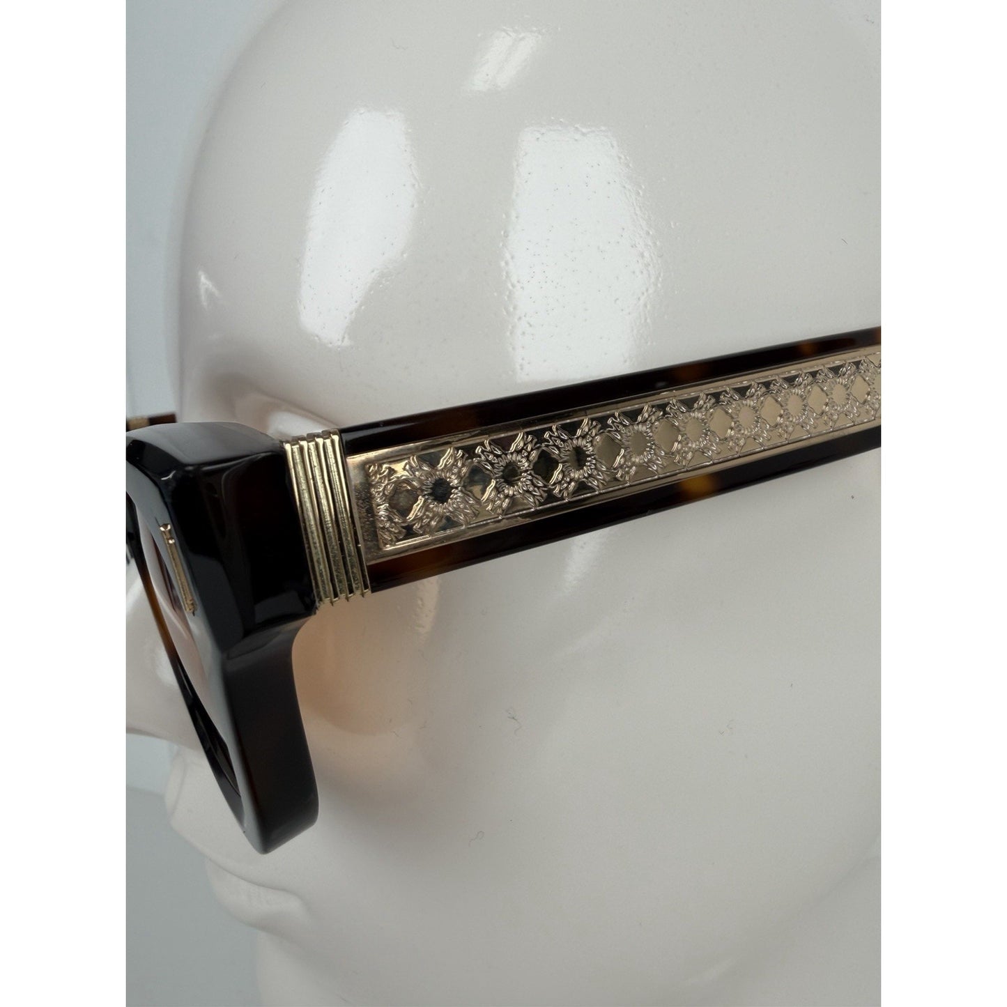 Amiri Laurel Sunglasses 50 in Tortoise Shell with Zeiss Orange Lenses
