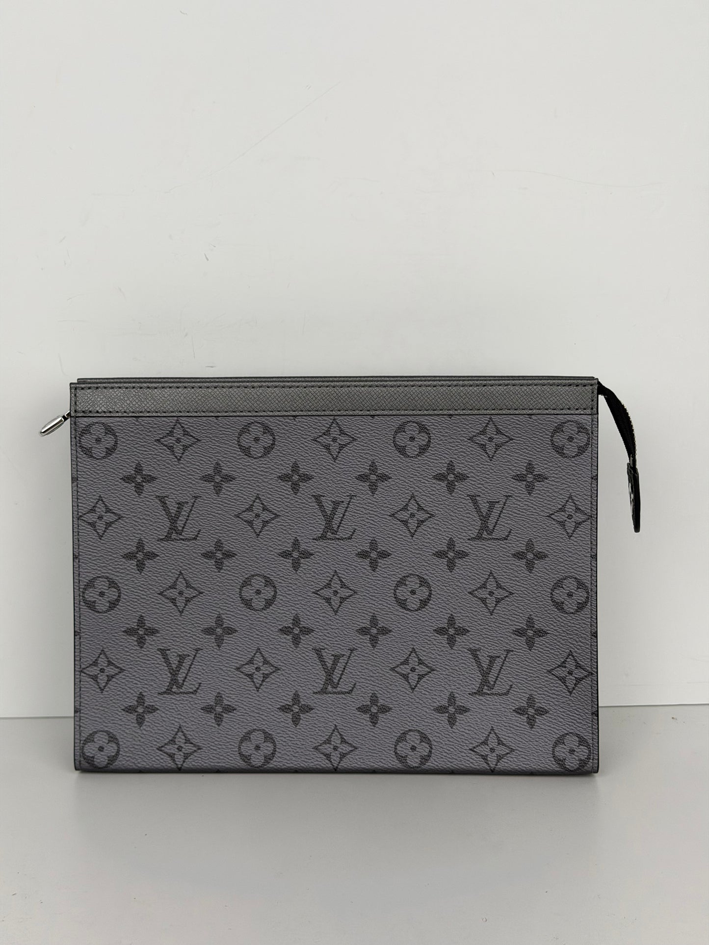 Louis Vuitton Voyage Pochette Bag MM Men's in Monogram Eclipse Coated Canvas NFC Y
