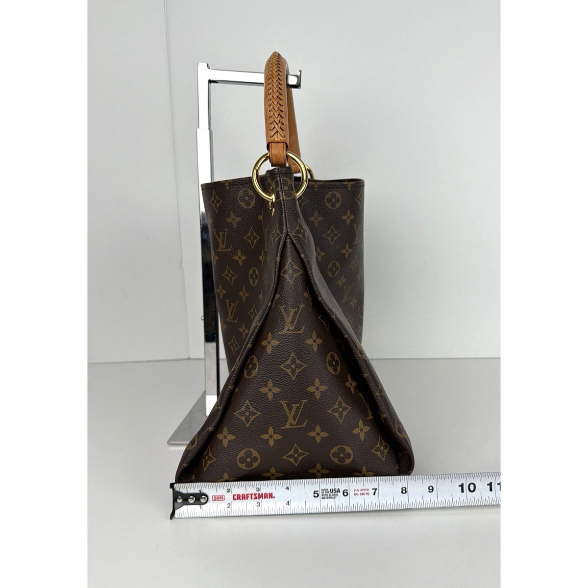 Louis Vuitton Artsy Hobo Bag MM in Brown LV Monogram Coated Canvas 2012 E2