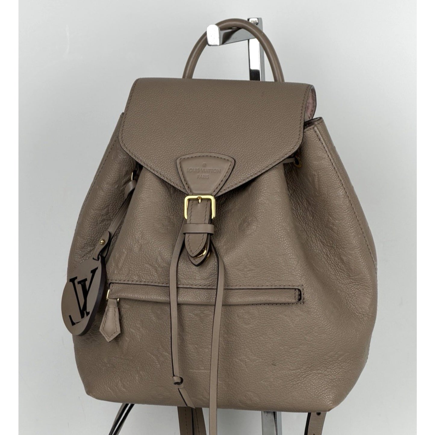 Louis Vuitton Monogram Empreinte Montsouris NM Backpack Neutral Tourterelle D2