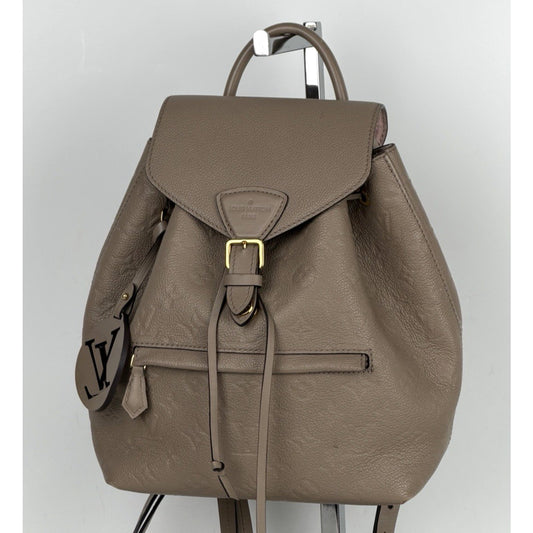 Louis Vuitton Monogram Empreinte Montsouris NM Backpack Neutral Tourterelle D2