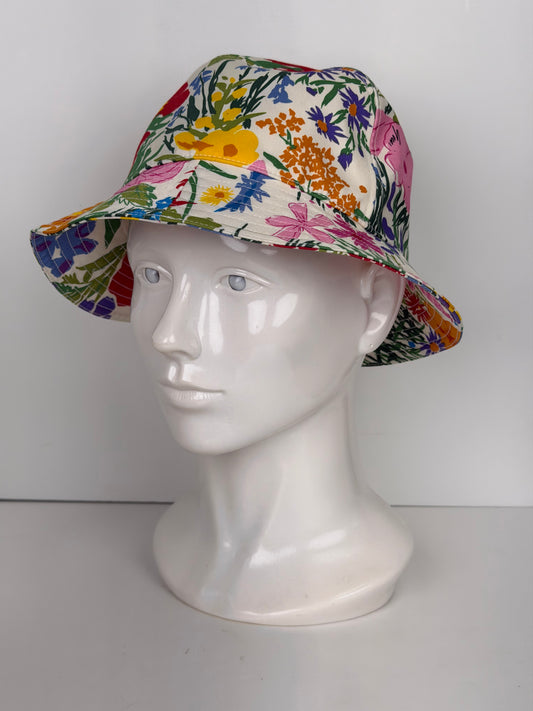 Gucci x Ken Scott Floral Print Bucket Hat Size L YK4