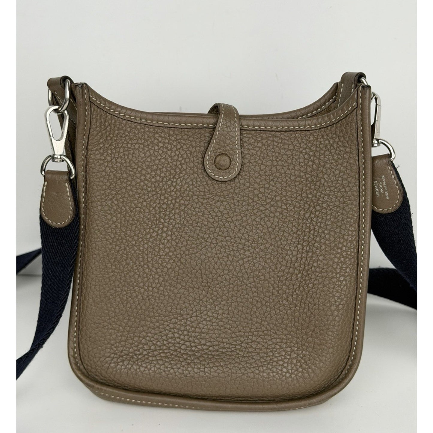 Hermes Evelyne TPM 16 in Etoupe Clemence Leather 2021 D9