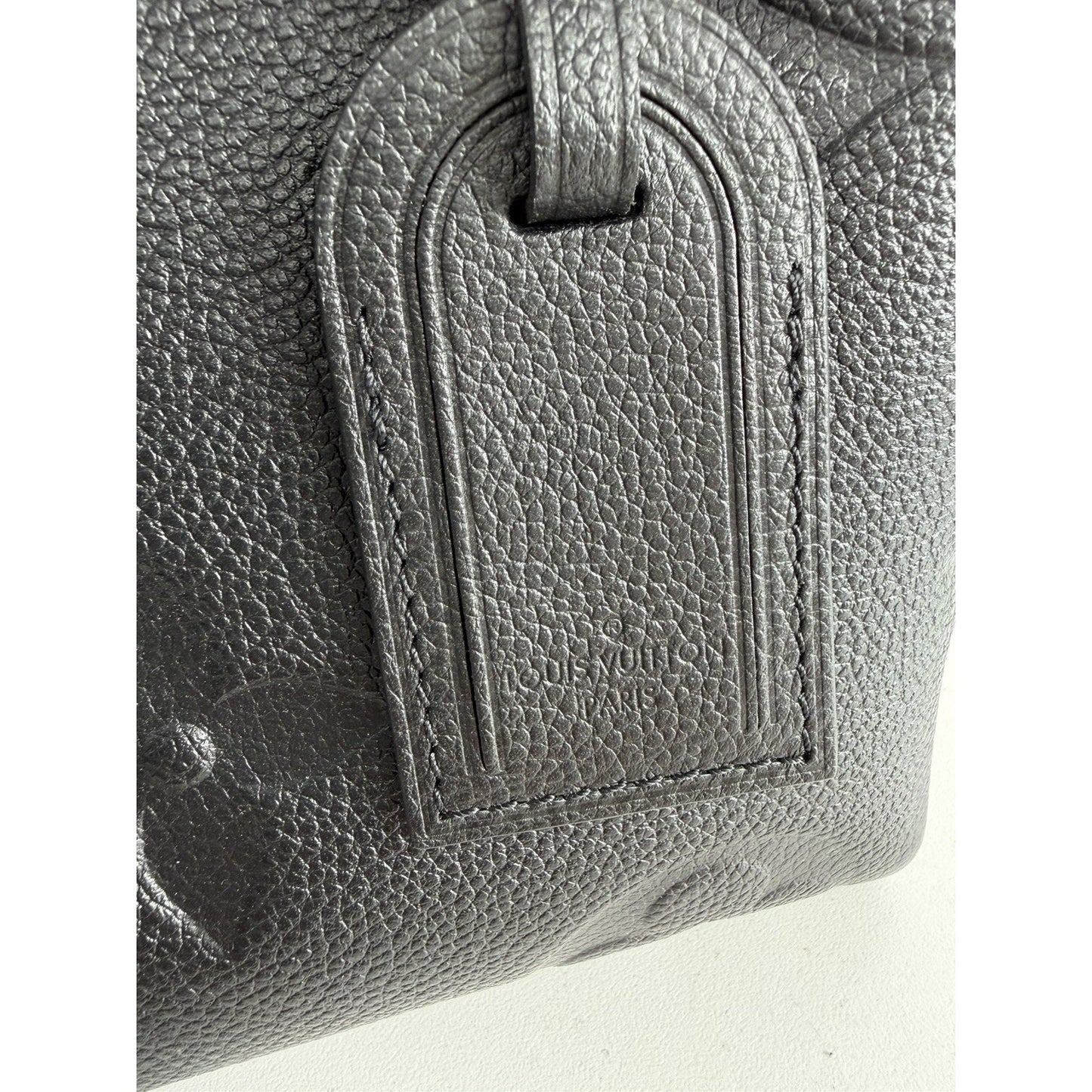 Louis Vuitton Grand Palais Bag Petite Black LV Monogram Empreinte Leather NFC D9